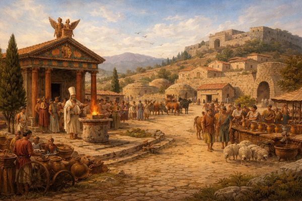 Vedute dall’aldilà. Laboratorio pittorico sugli Etruschi