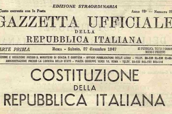 LA COSTITUZIONE ITALIANA