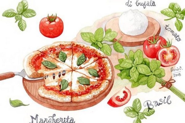 Pizza margherita