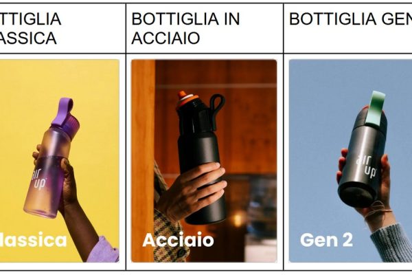 AIR UP: UNA BOTTIGLIA INNOVATIVA