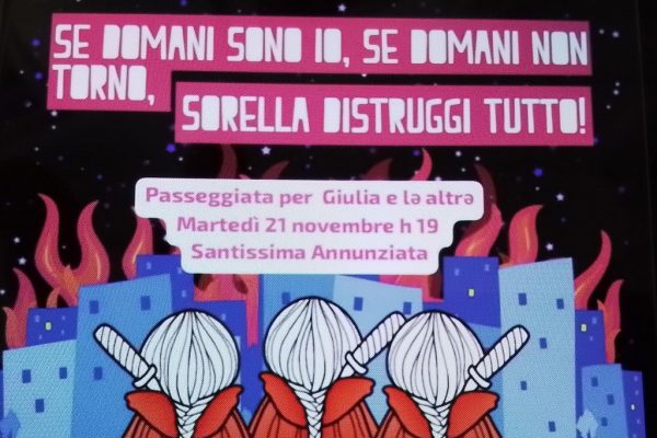 Manifestazione contro i femminicidi