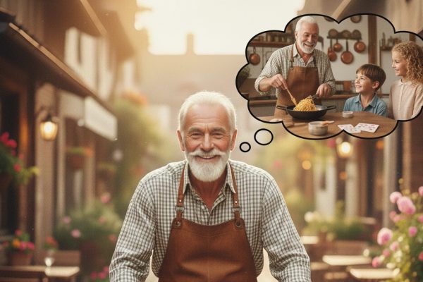 ​Il ritorno di Nonno Enzo il re della bici, della felicità e… Della cucina.