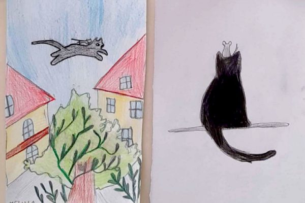Storia del gatto e del topo che diventò suo amico.